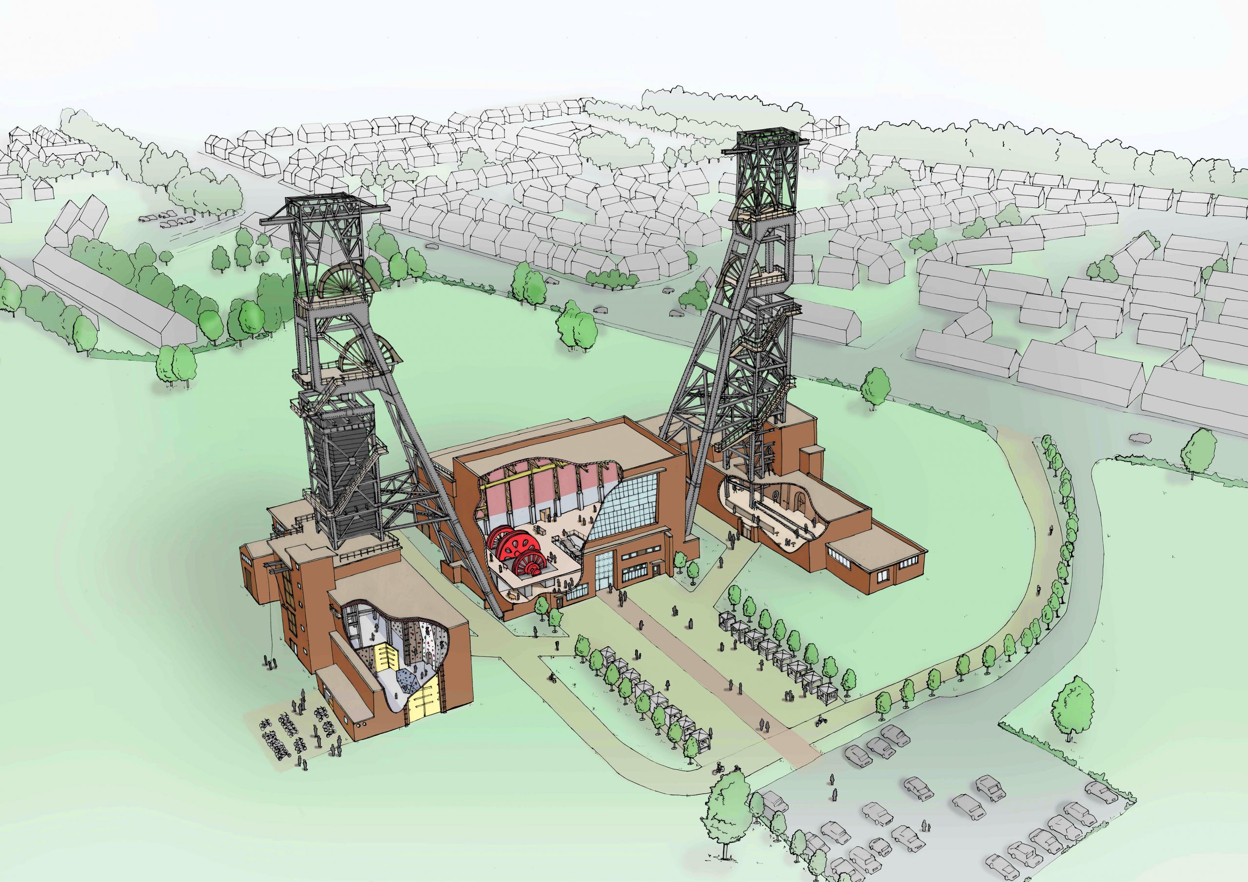 Clipstone Colliery, Mansfield Maber